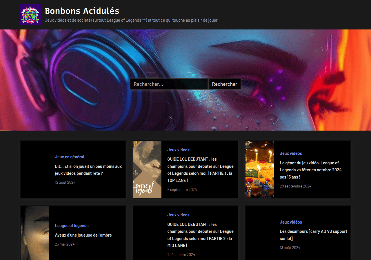 Screenshot of bonbons-acidules.fr