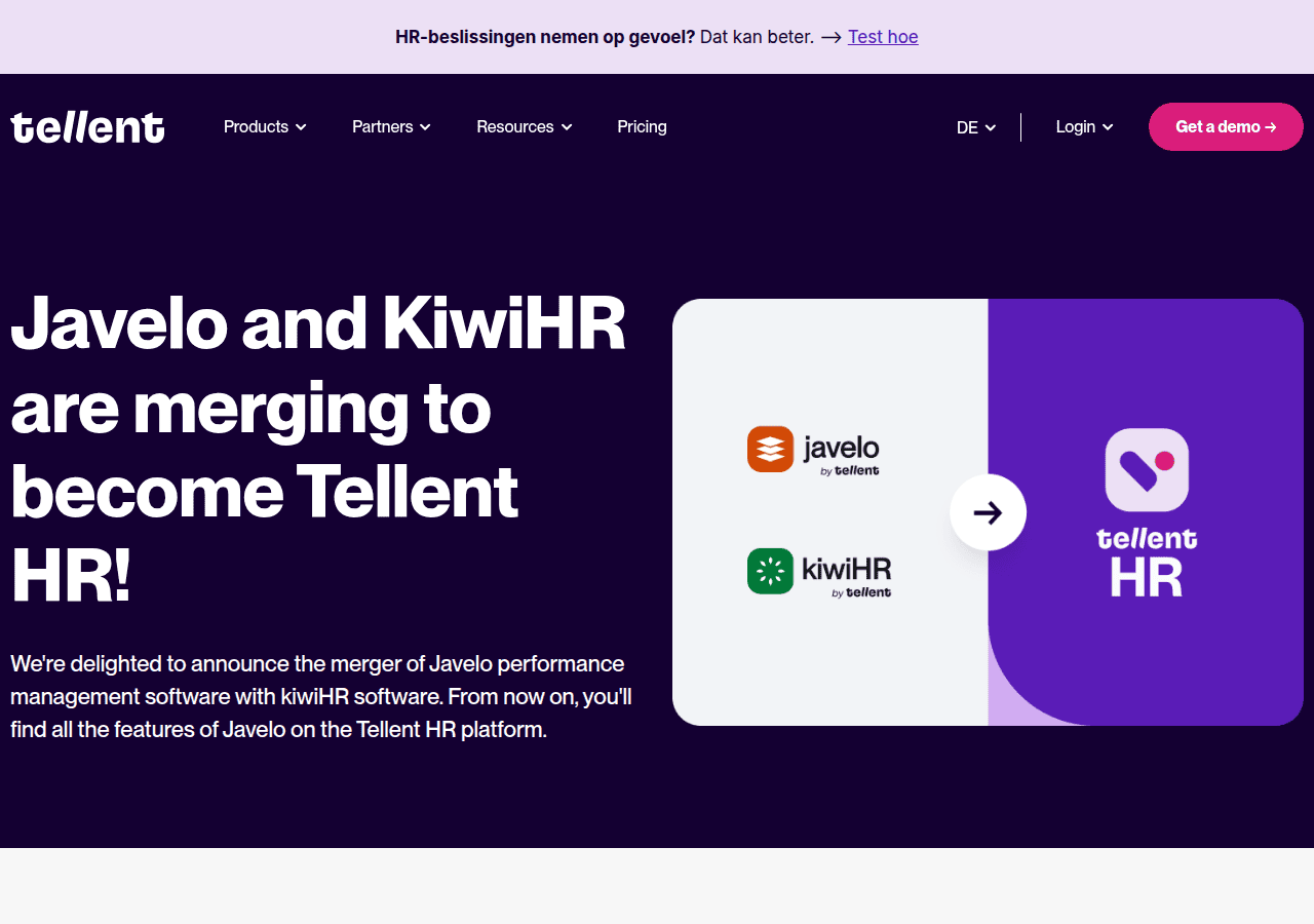 Screenshot of tellent.com