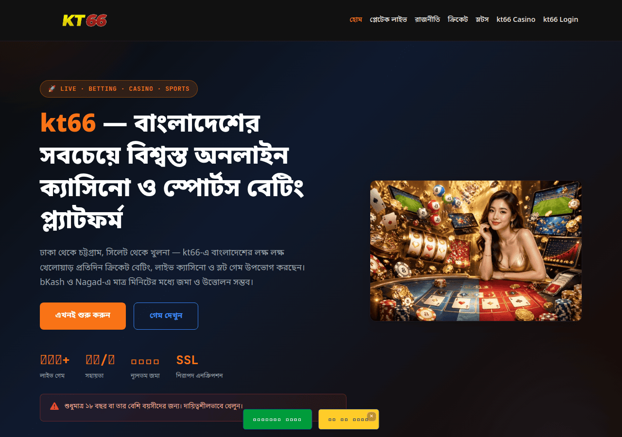 Screenshot of kt66.biz