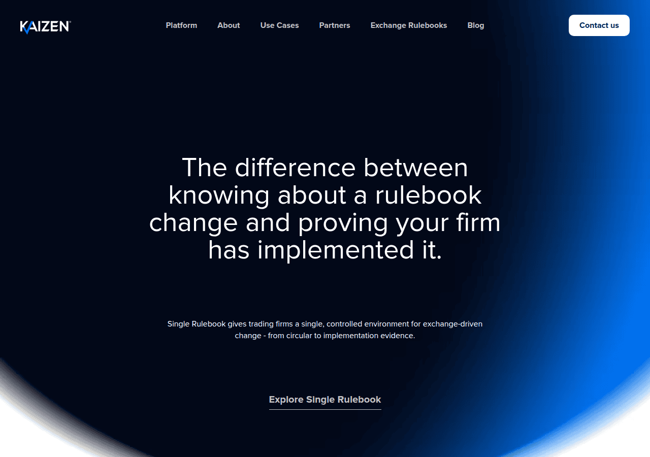 Screenshot of singlerulebook.com
