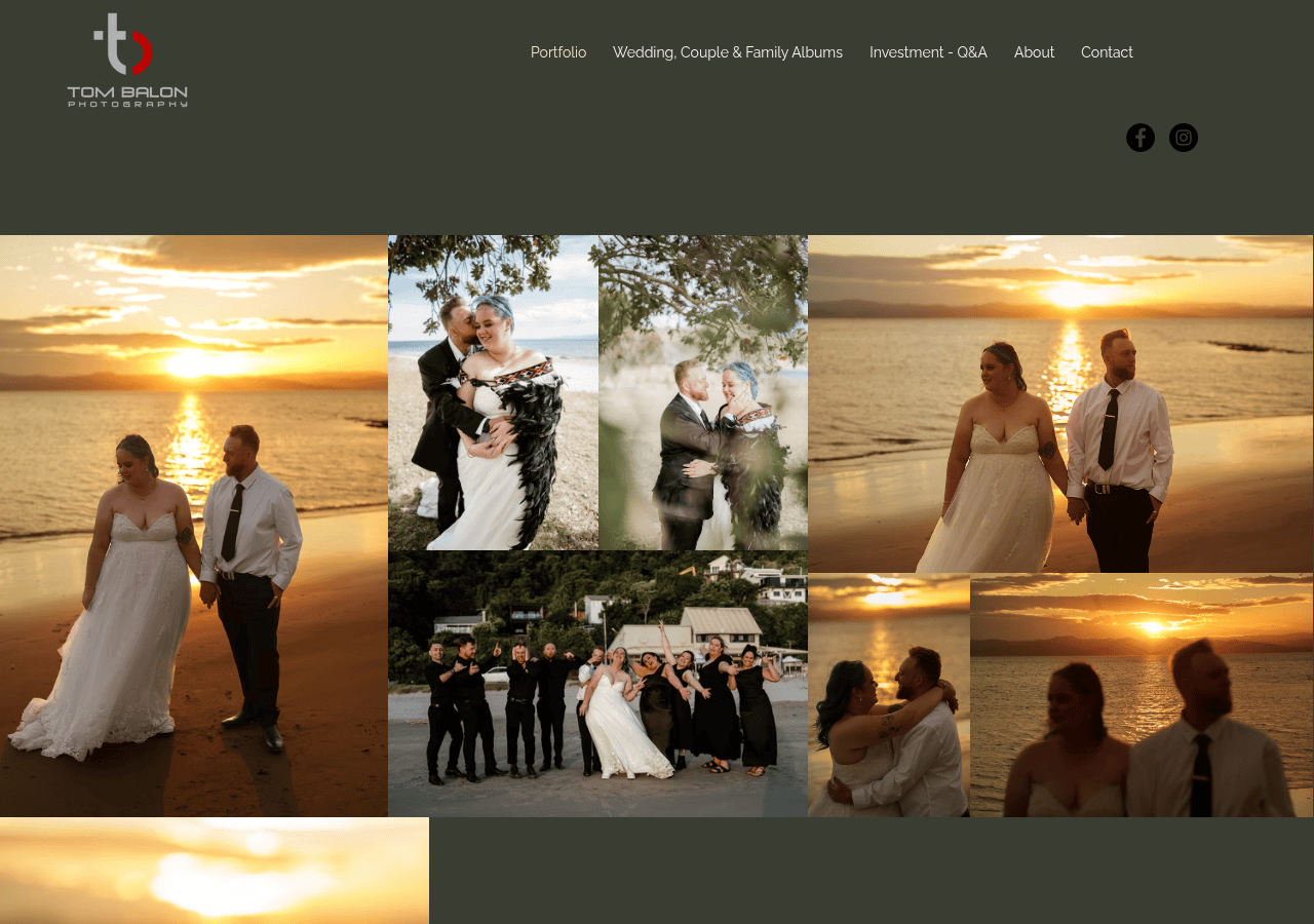 Screenshot of tombalonphoto.com