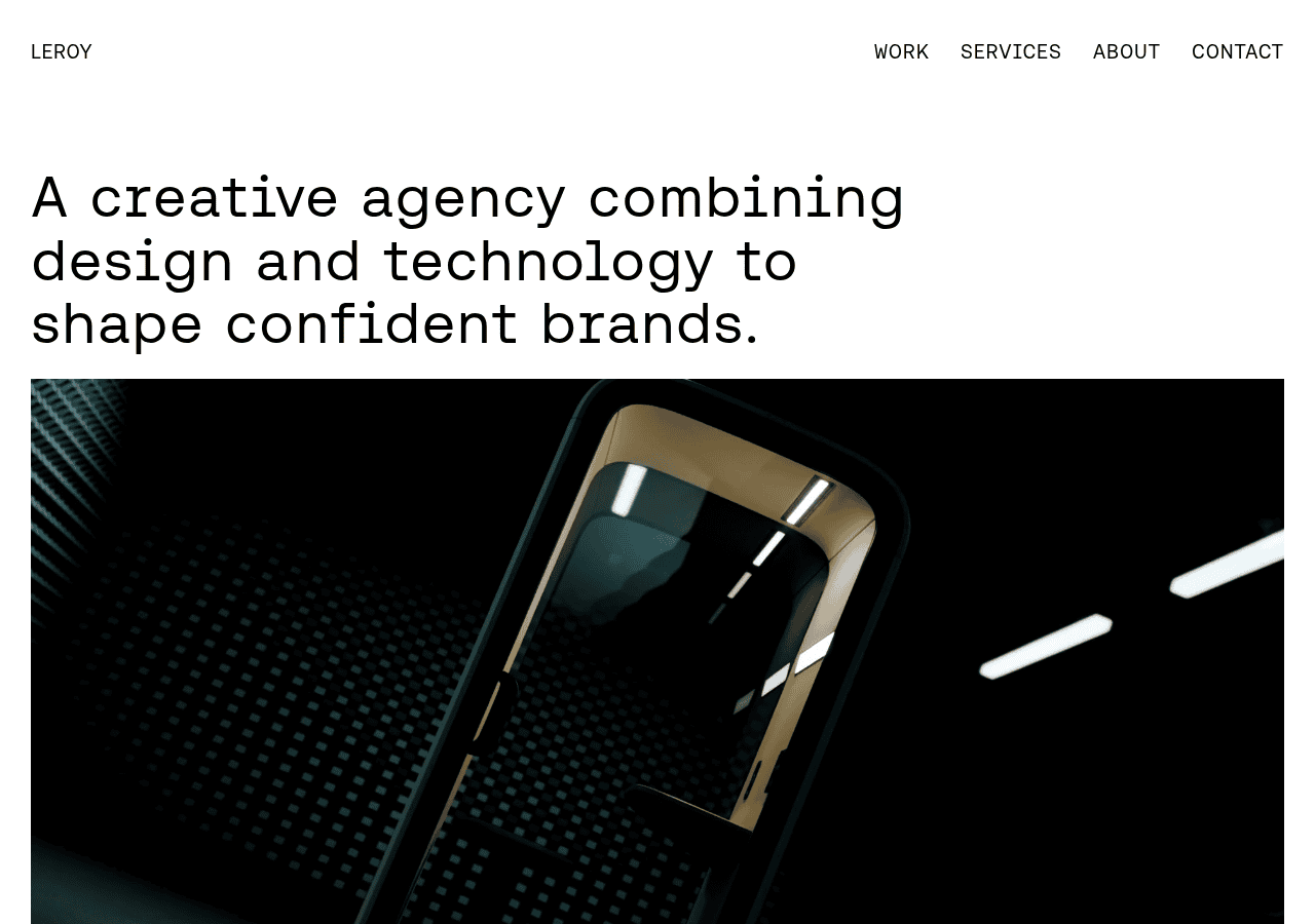 Screenshot of agencyleroy.com