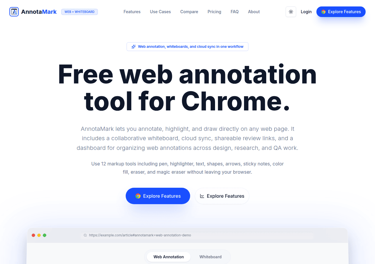 Screenshot of annotamark.com