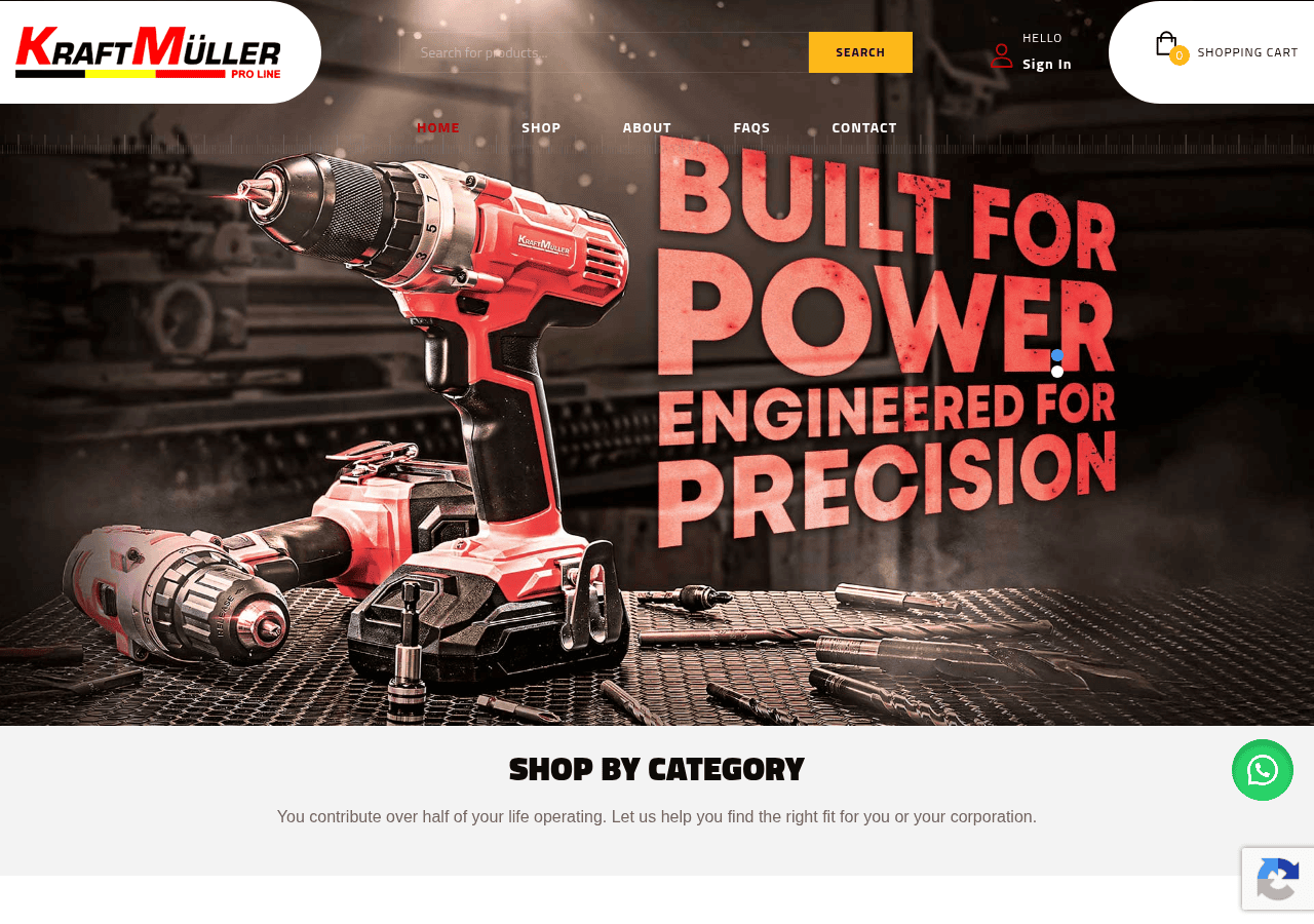 Screenshot of kraftmuller.net