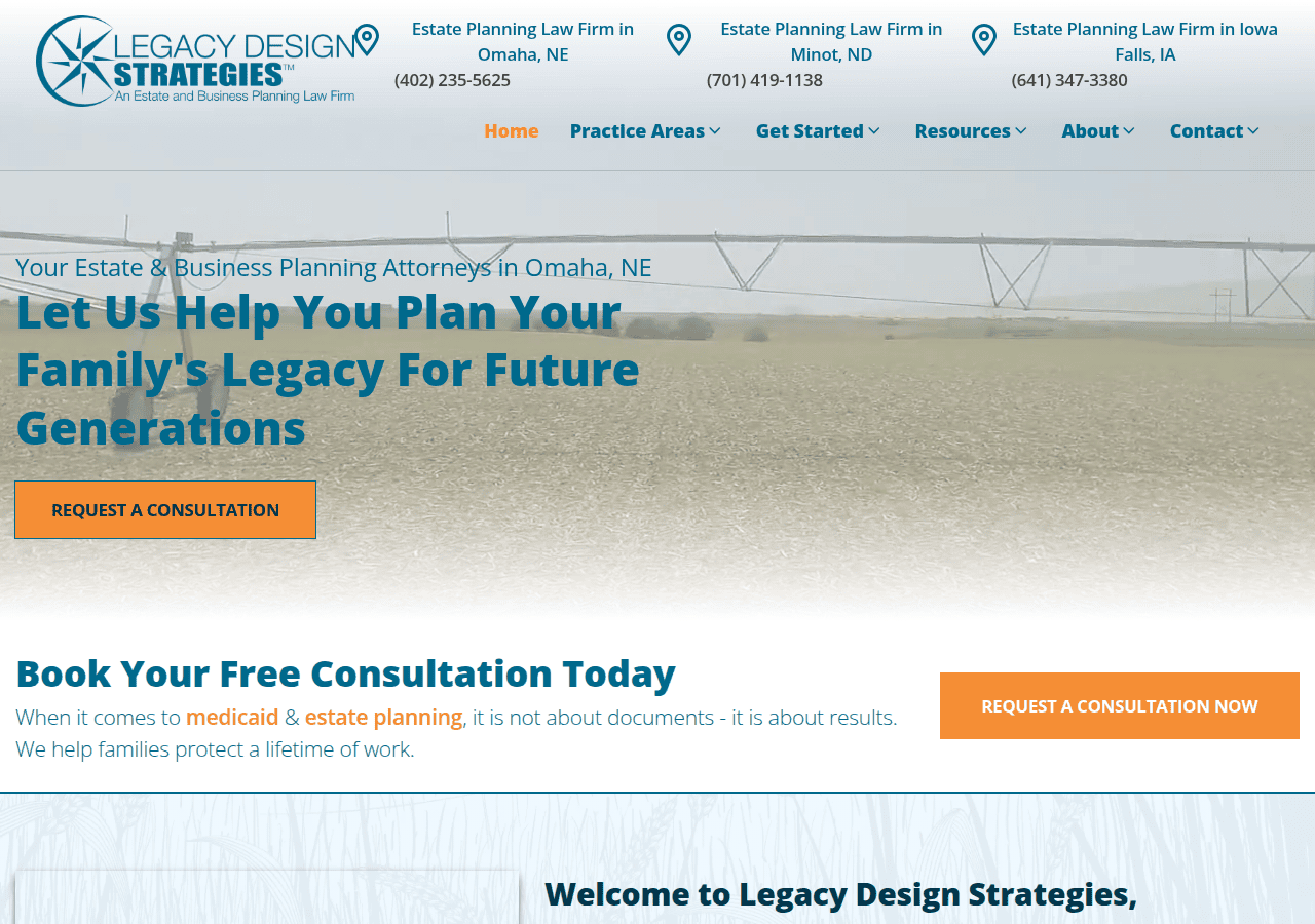 Screenshot of ldstrategies.com