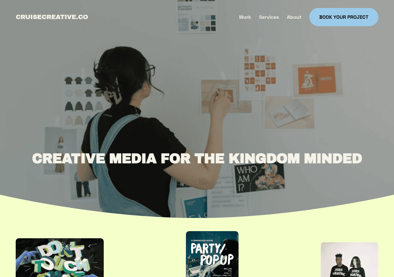 Screenshot of cruisecreative.co