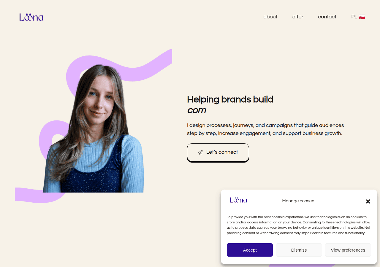 Screenshot of majakolankowska.com