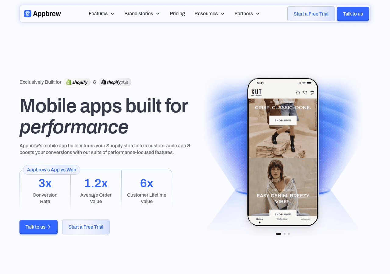 Screenshot of appbrew.com