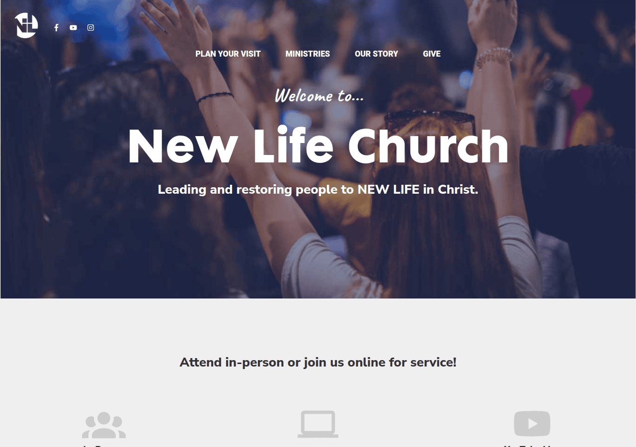 Screenshot of newlifelewisburg.com