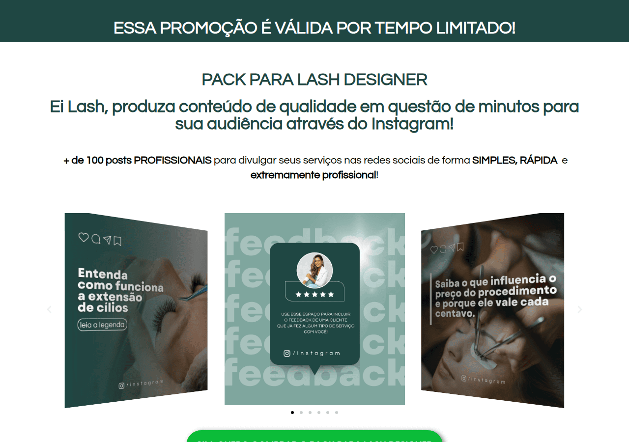 Screenshot of lashpower.com.br