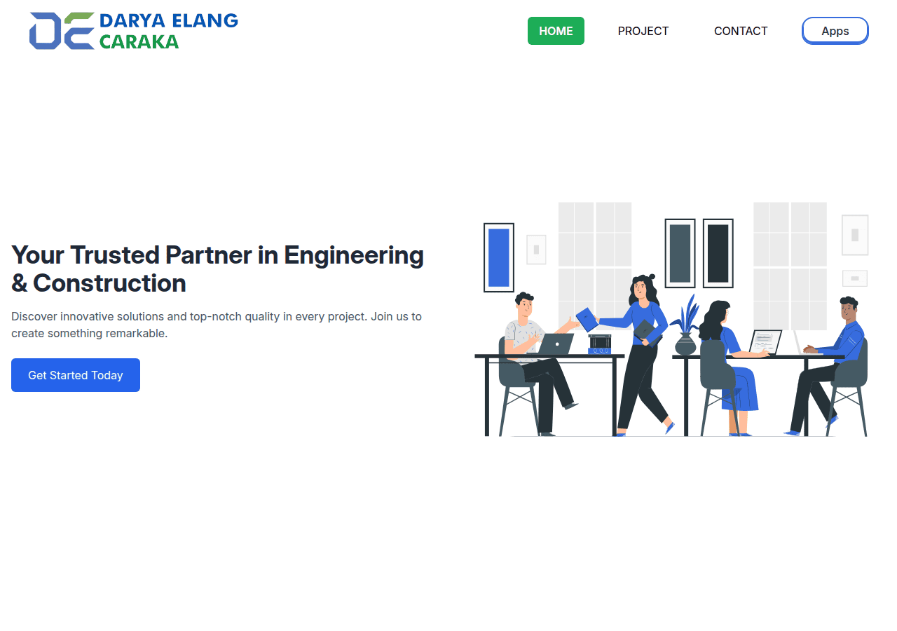 Screenshot of dec.co.id