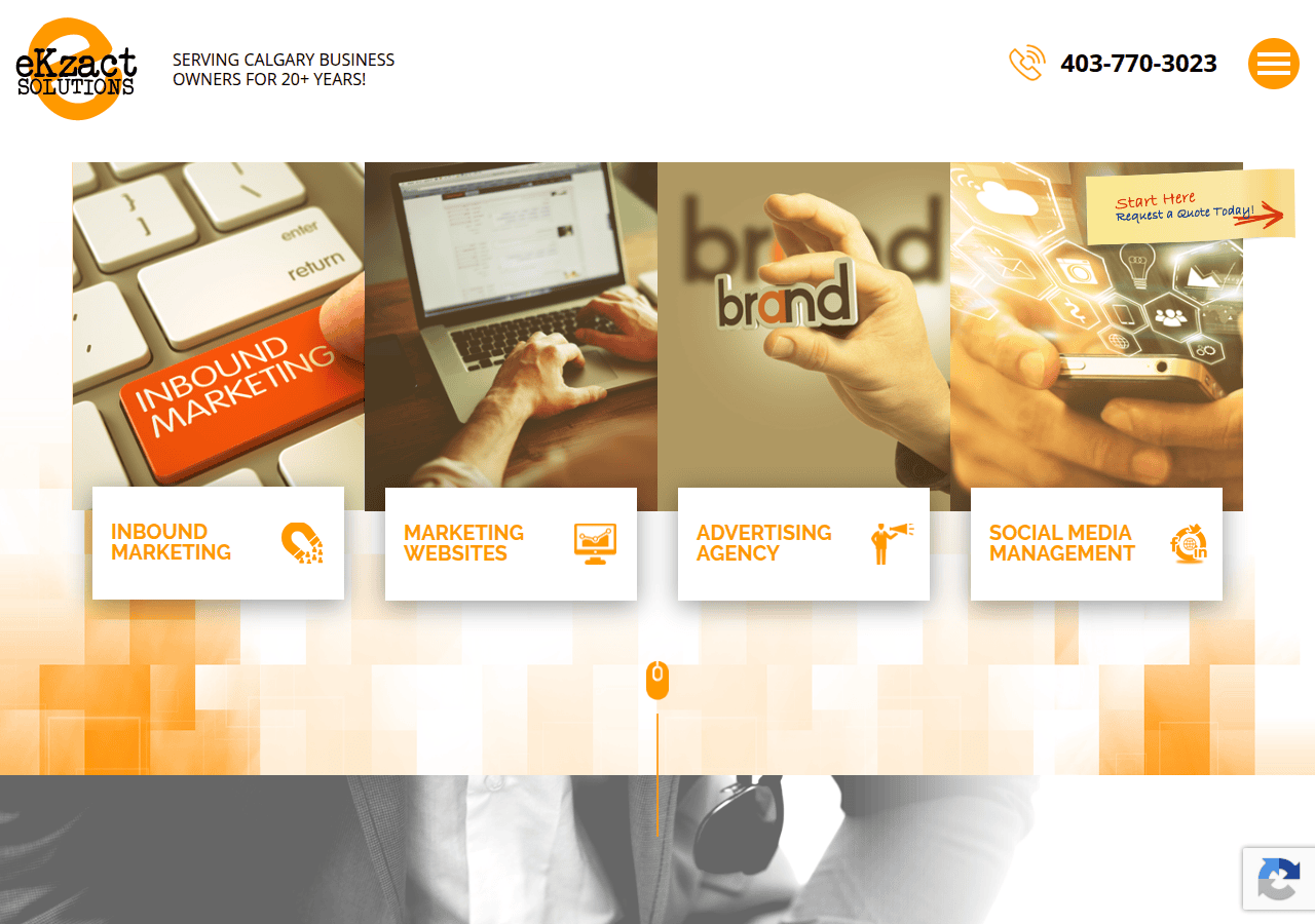 Screenshot of ekzact.com