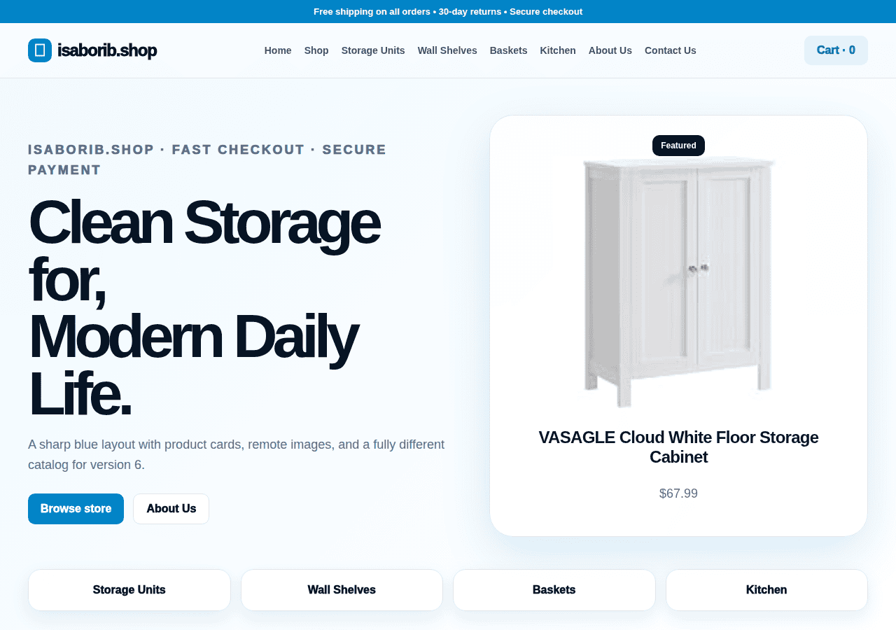 Screenshot of isaborib.shop