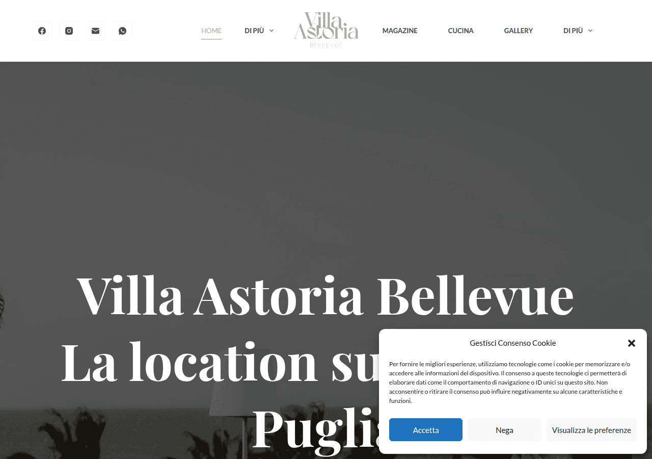 Screenshot of villaastoria.it
