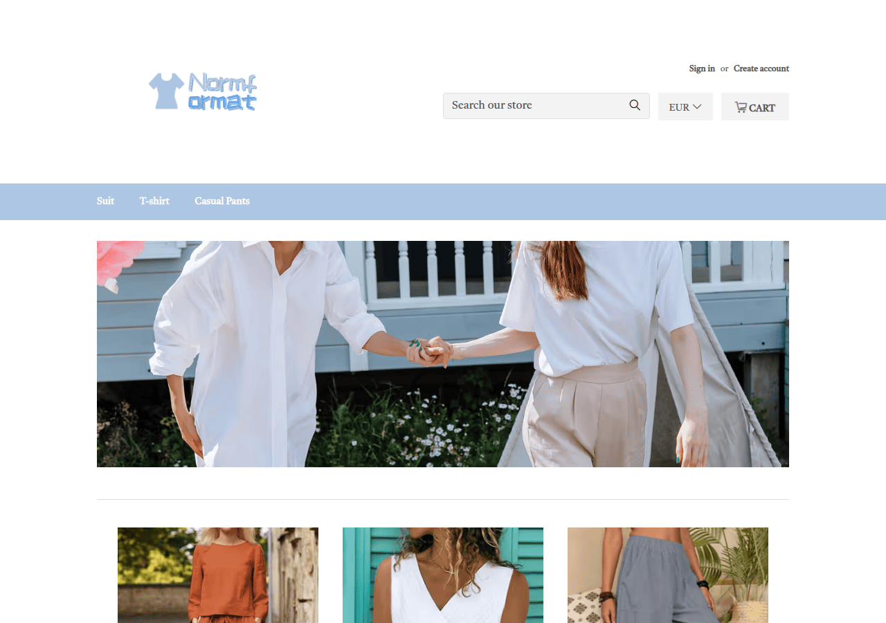 Screenshot of normformat.com