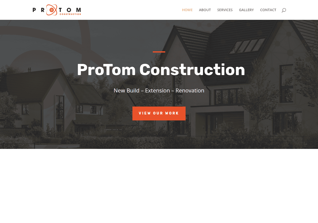 Screenshot of protomconstruction.co.uk