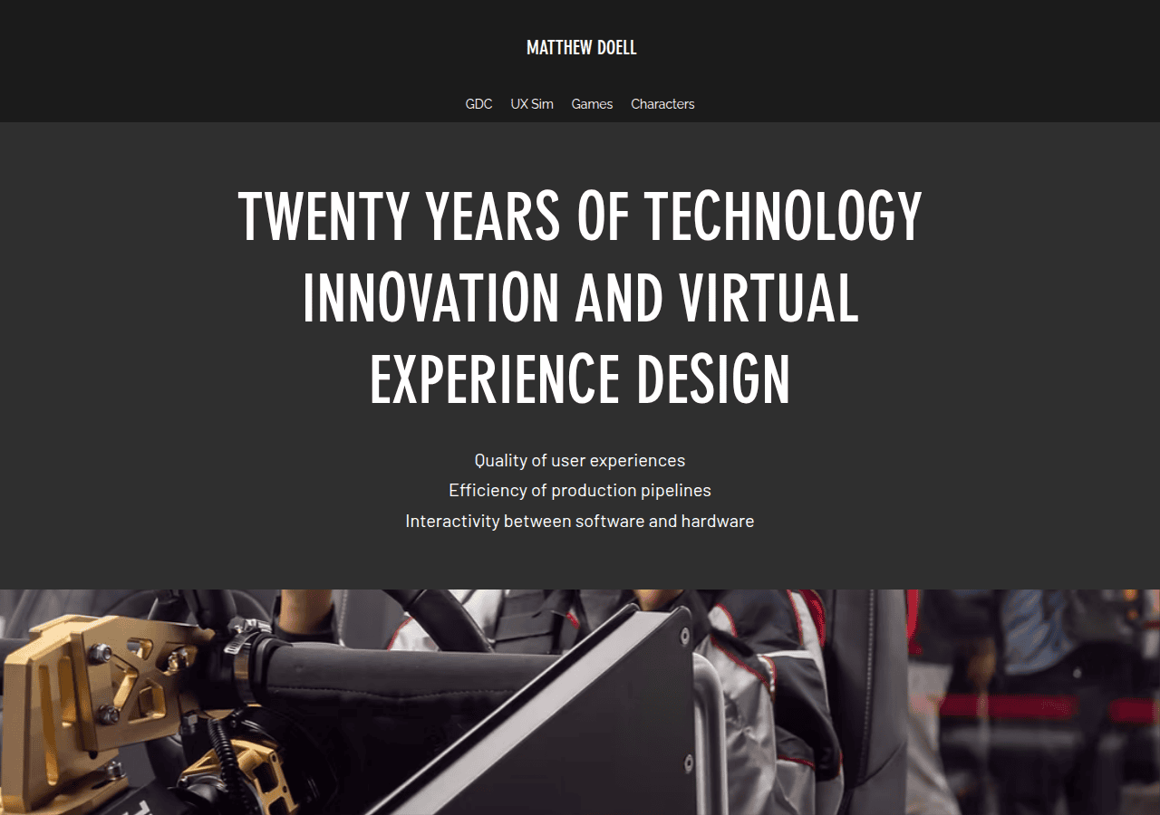 Screenshot of mjdoell.com
