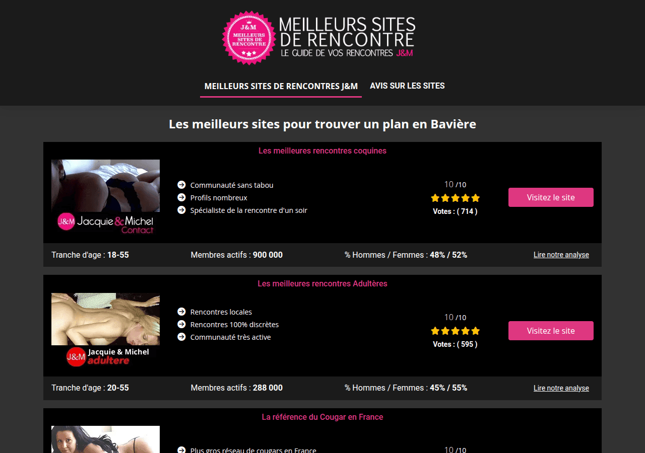Screenshot of meilleure-rencontre-jacquieetmichel.com