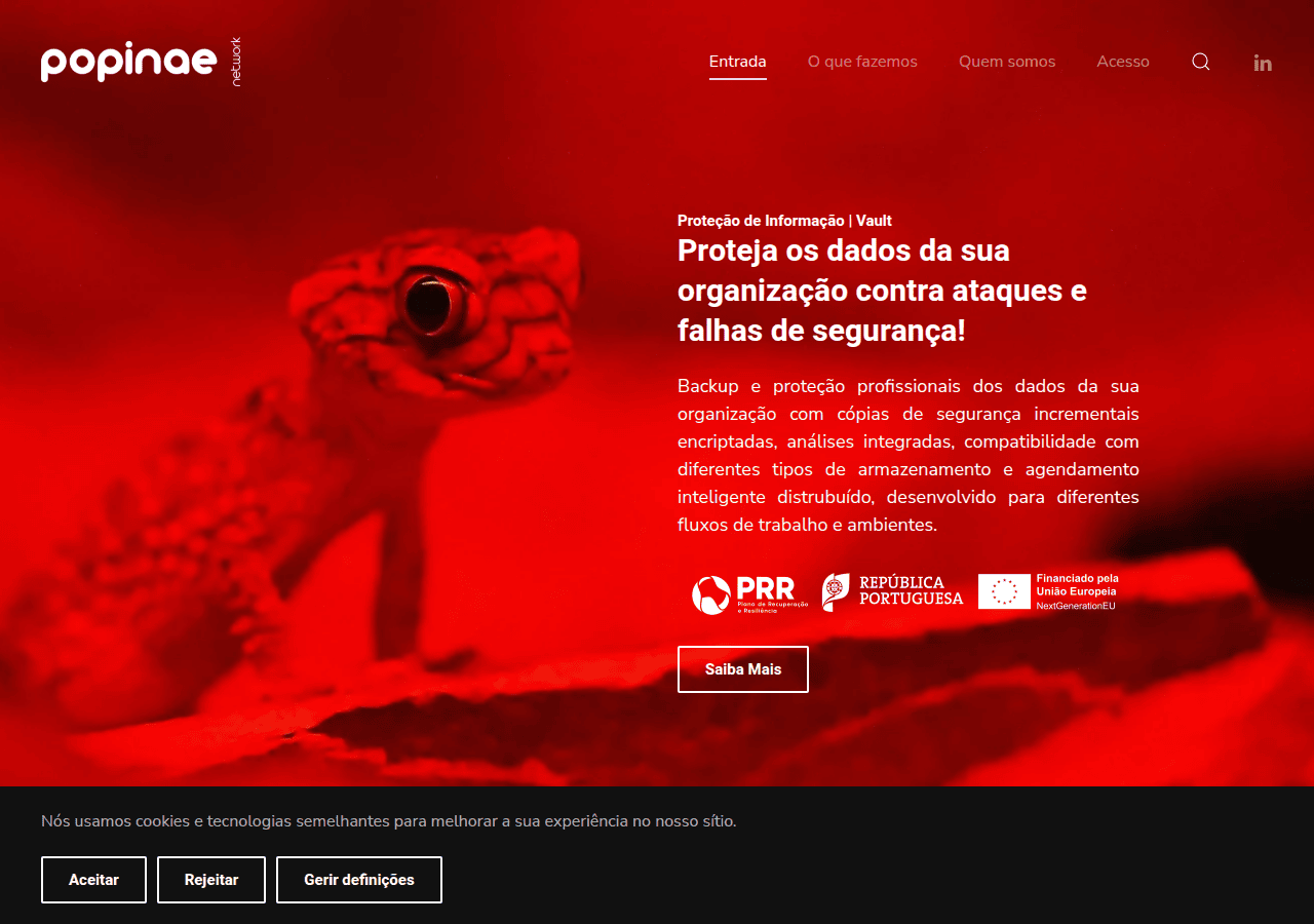 Screenshot of popinae.com
