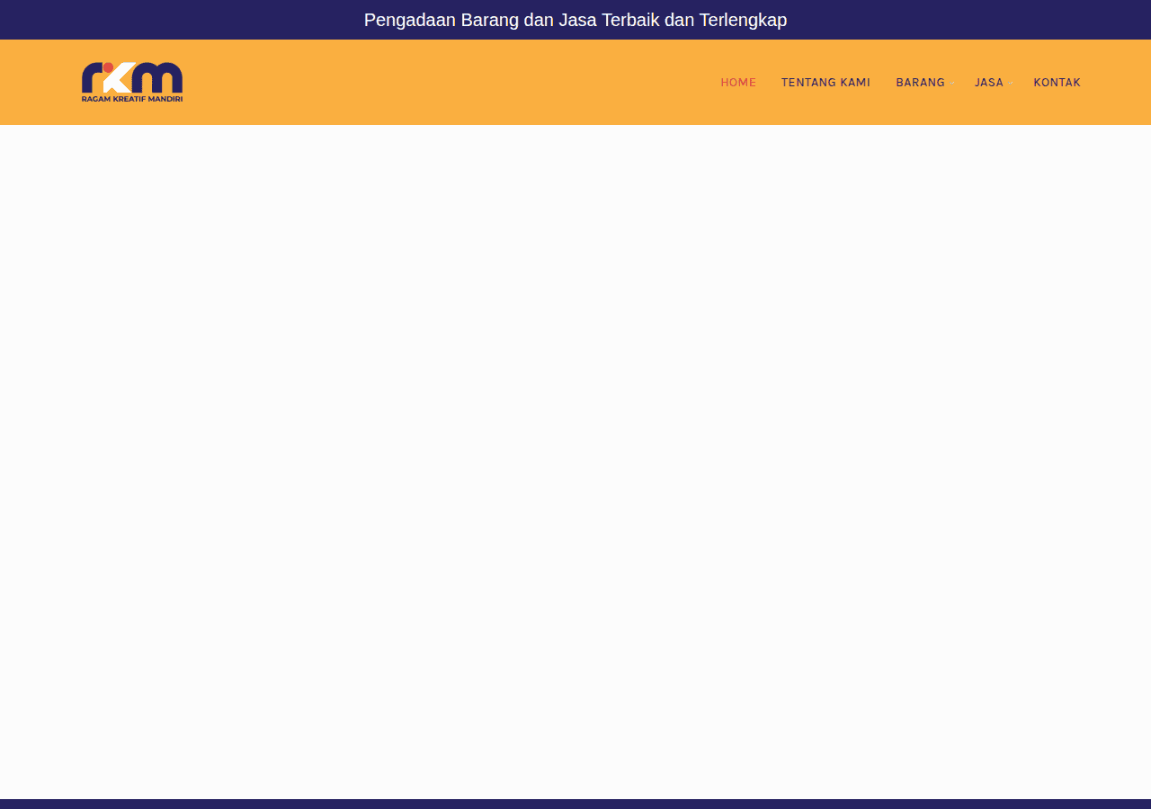 Screenshot of ragampengadaan.com