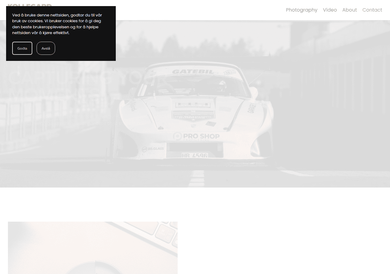 Screenshot of kollegardfoto.com