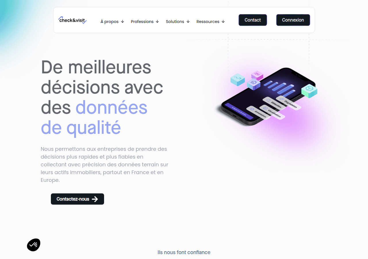 Screenshot of checkandvisit.com