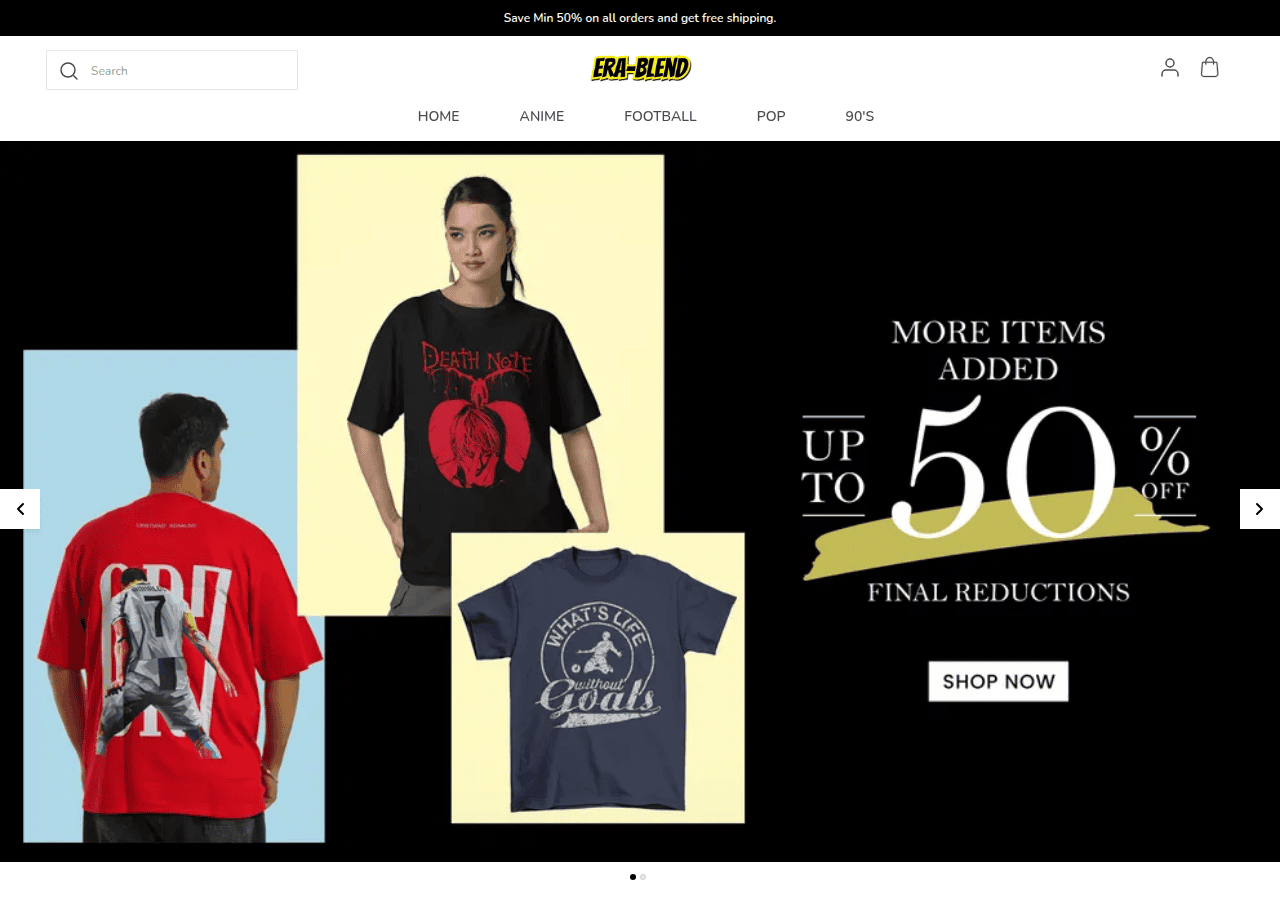 Screenshot of era-blend.com