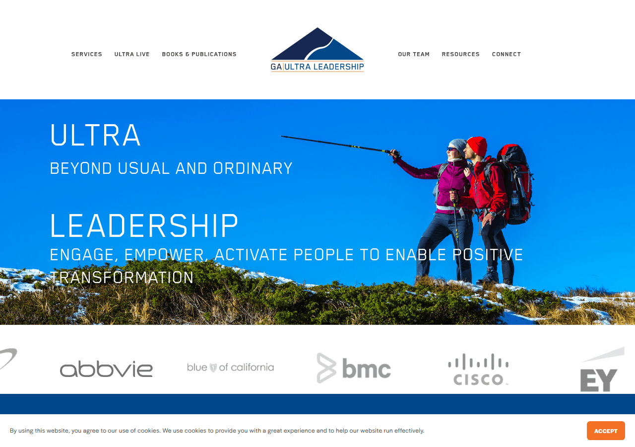 Screenshot of ultraleadership.com