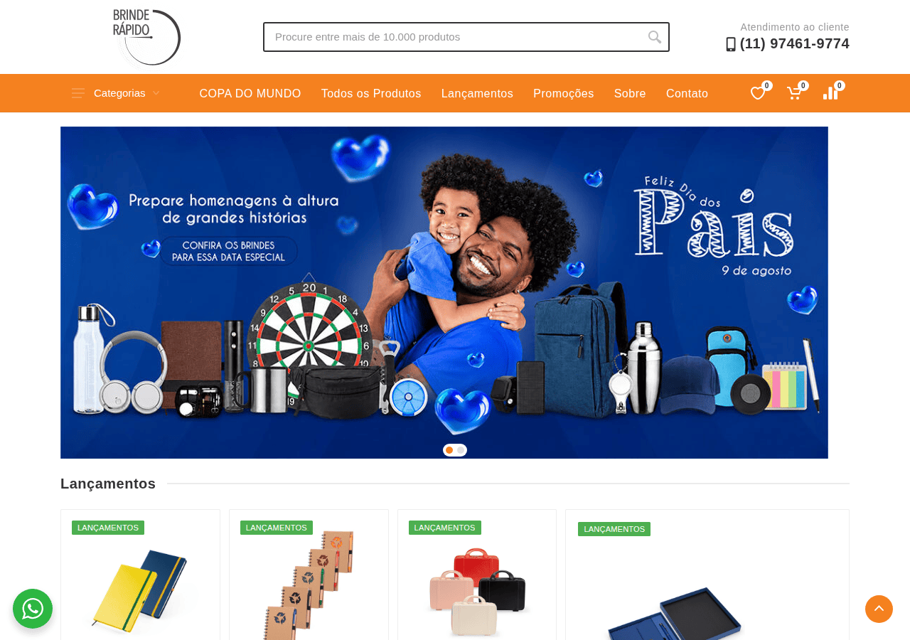Screenshot of brinderapido.com.br