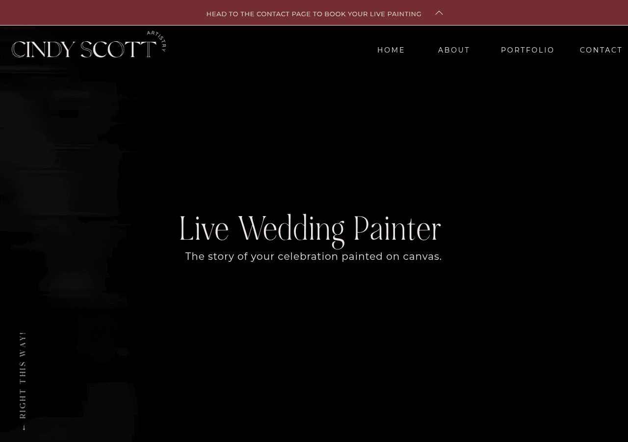Screenshot of cindyscottartistry.com