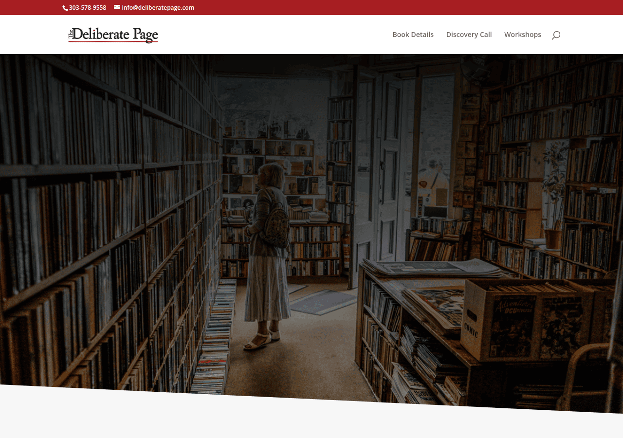 Screenshot of deliberatepage.com
