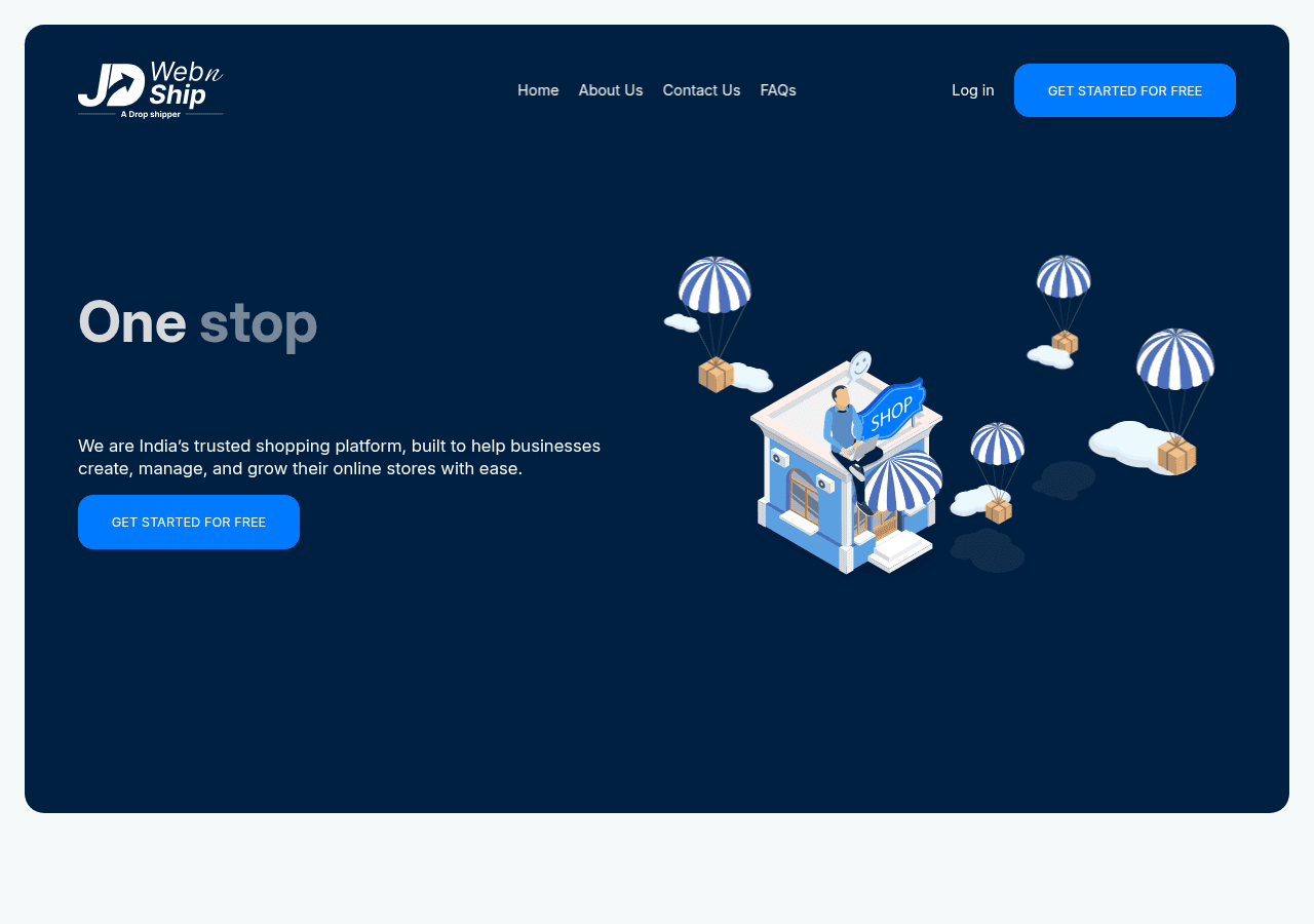 Screenshot of jdwebnship.com