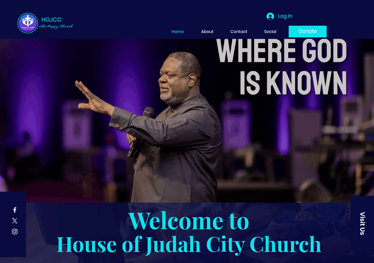 Screenshot of houseofjudah.org.uk