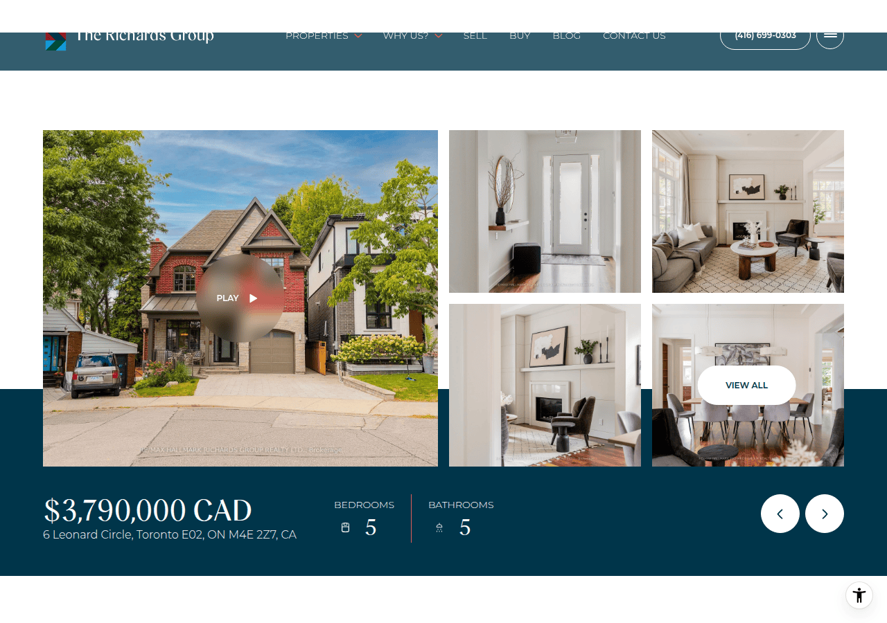 Screenshot of therichardsgroup.ca