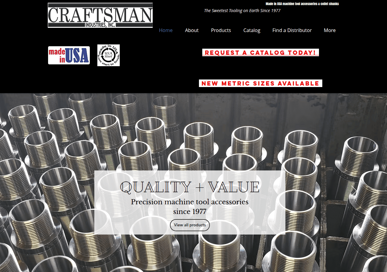 Screenshot of craftsmanind.com