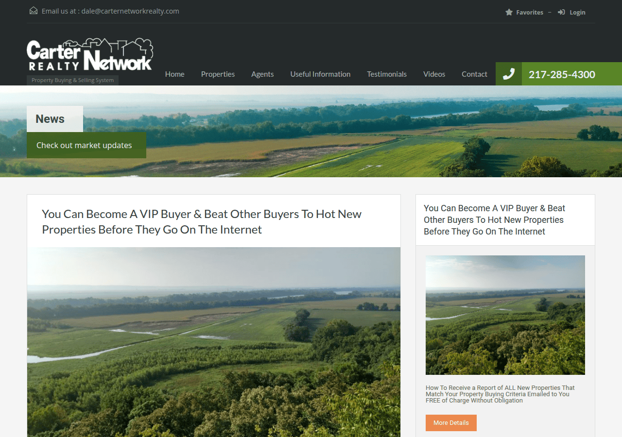 Screenshot of carternetworkrealty.com