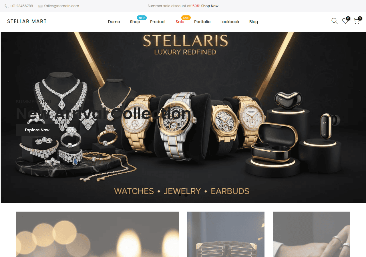 Screenshot of tahiracollection.store