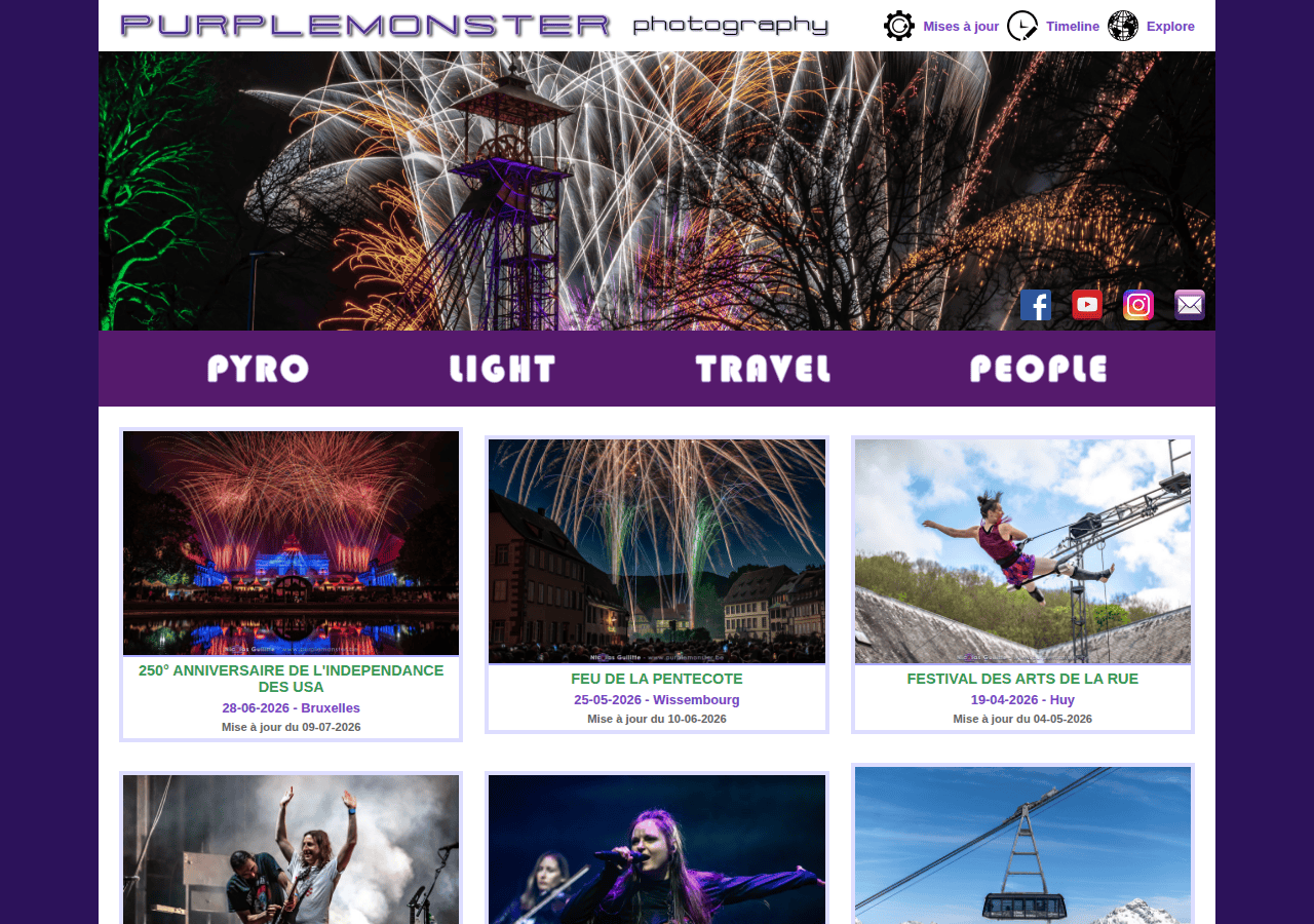 Screenshot of purplemonster.be
