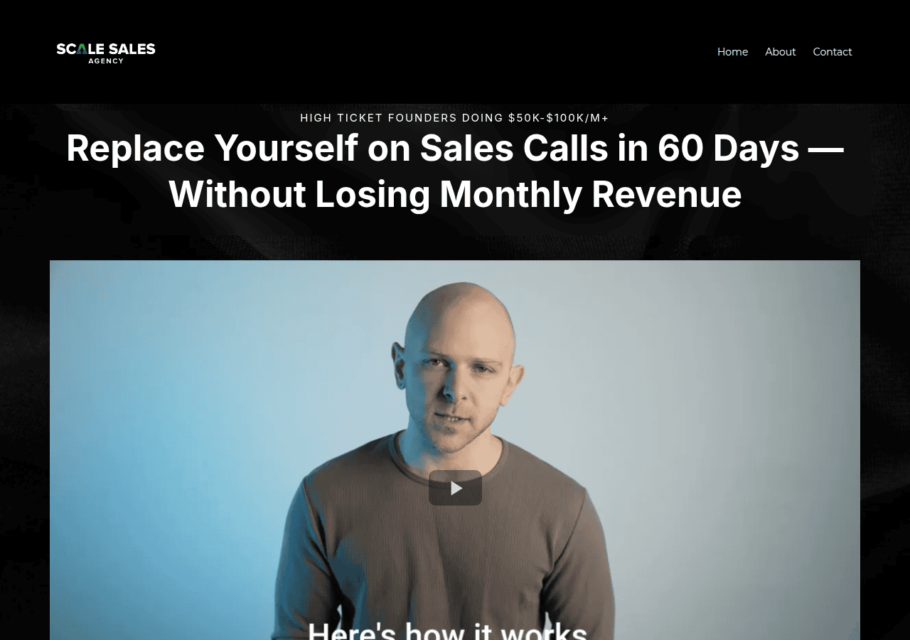 Screenshot of scalesalesagency.com