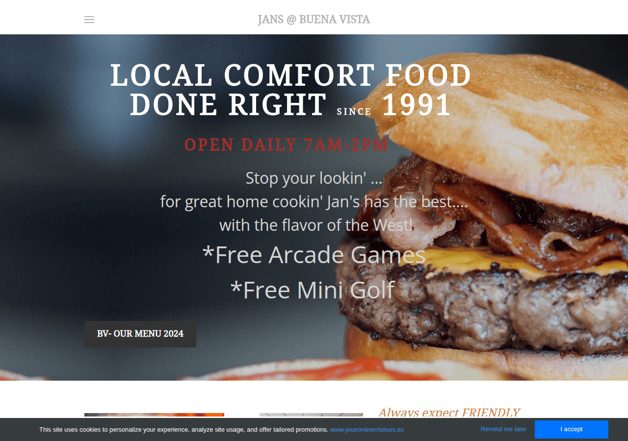 Screenshot of jansbv.com