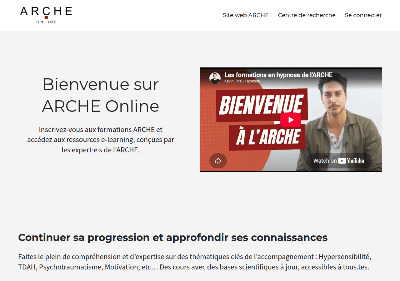 Screenshot of arche-online.com