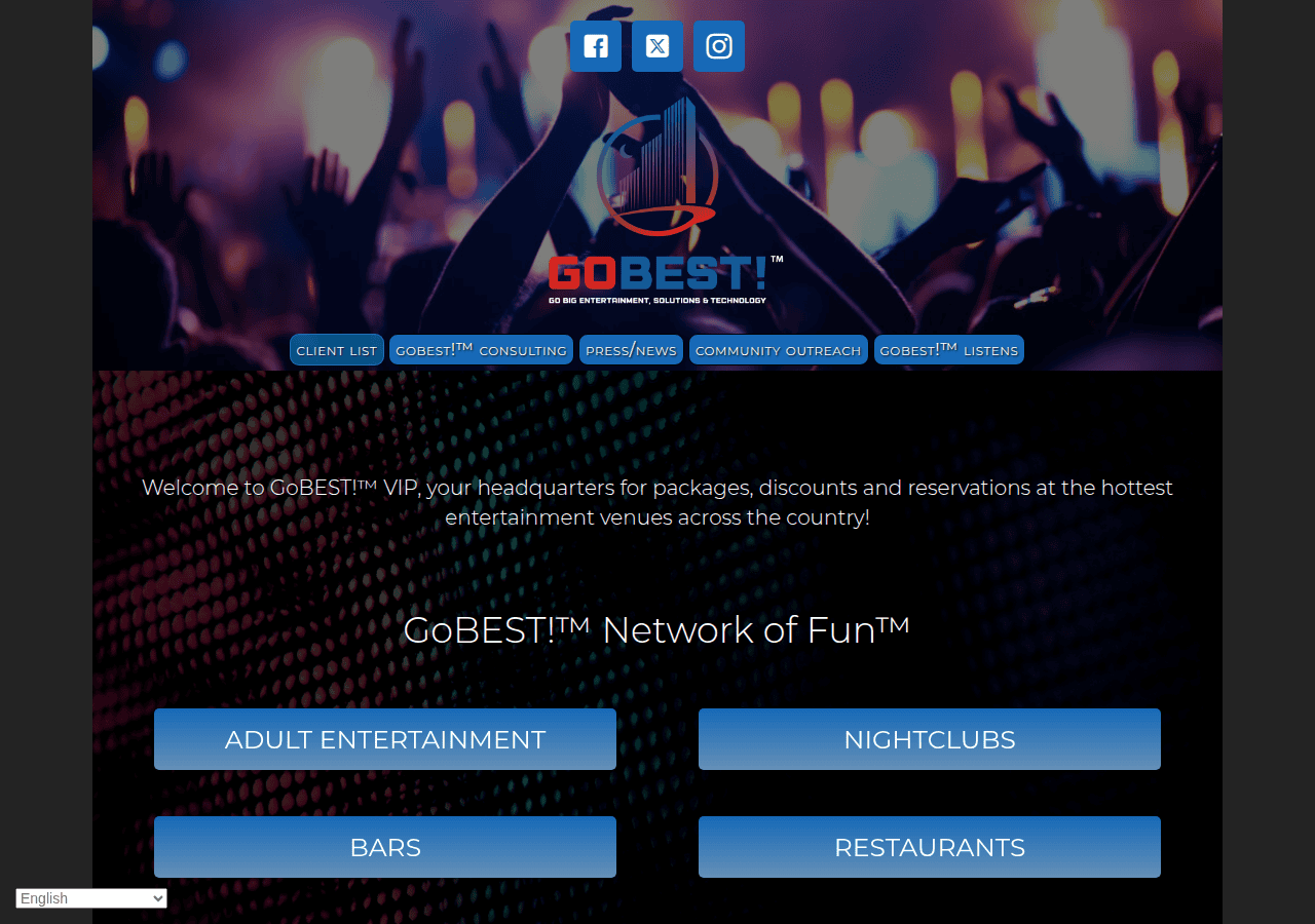 Screenshot of gobestvip.com