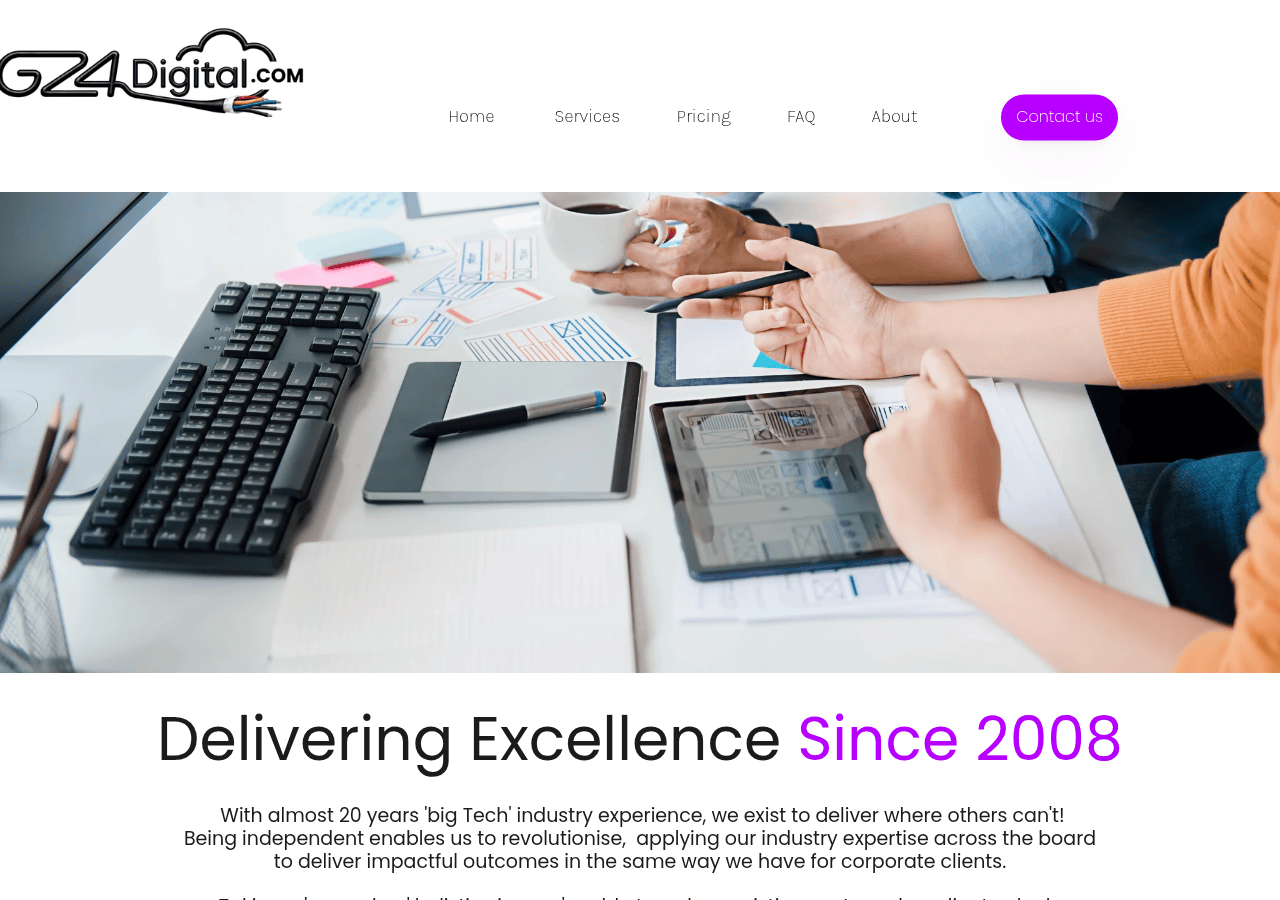 Screenshot of ng24digital.com