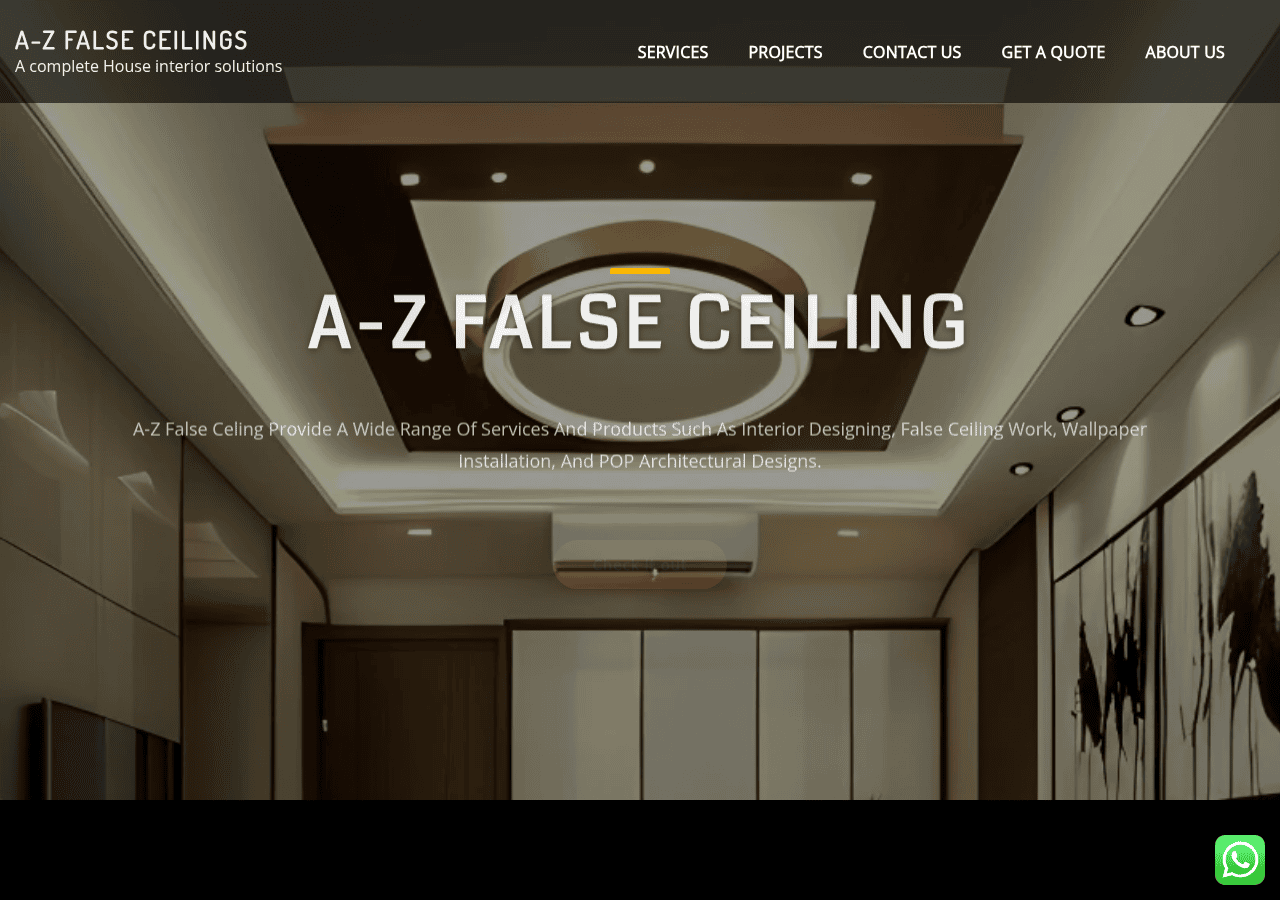 Screenshot of azfalseceiling.com