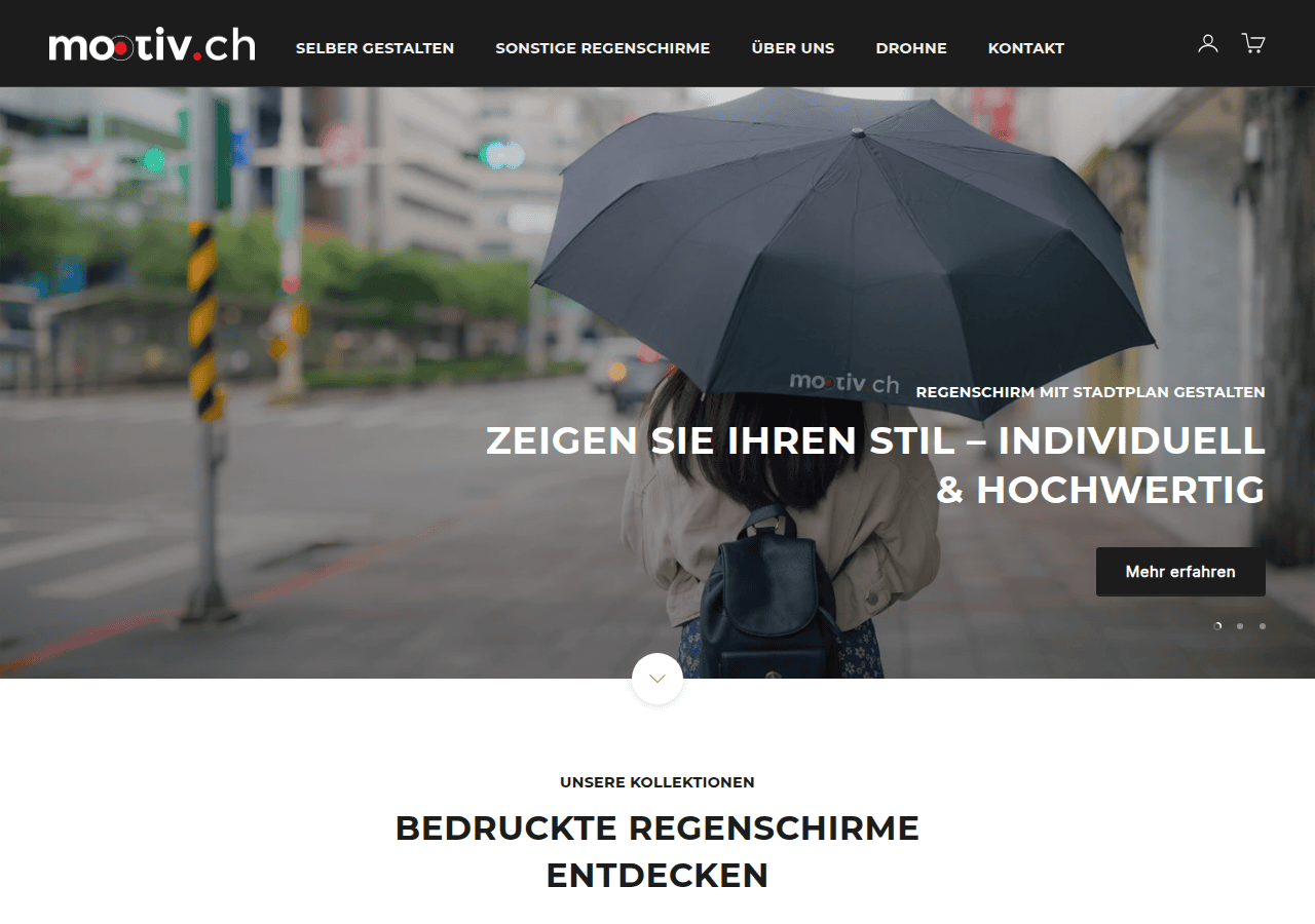 Screenshot of mootiv.ch