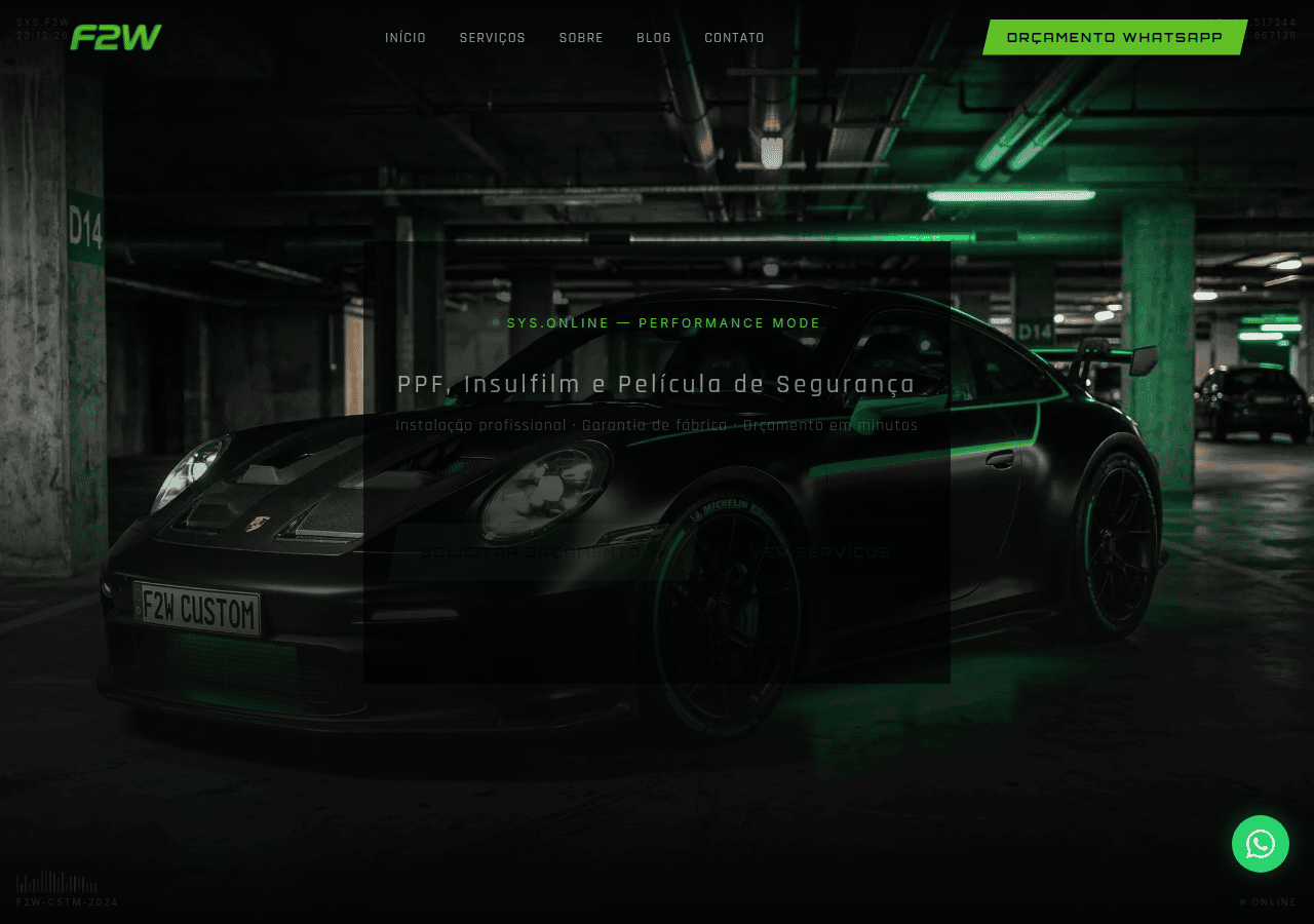 Screenshot of f2wcustom.com.br