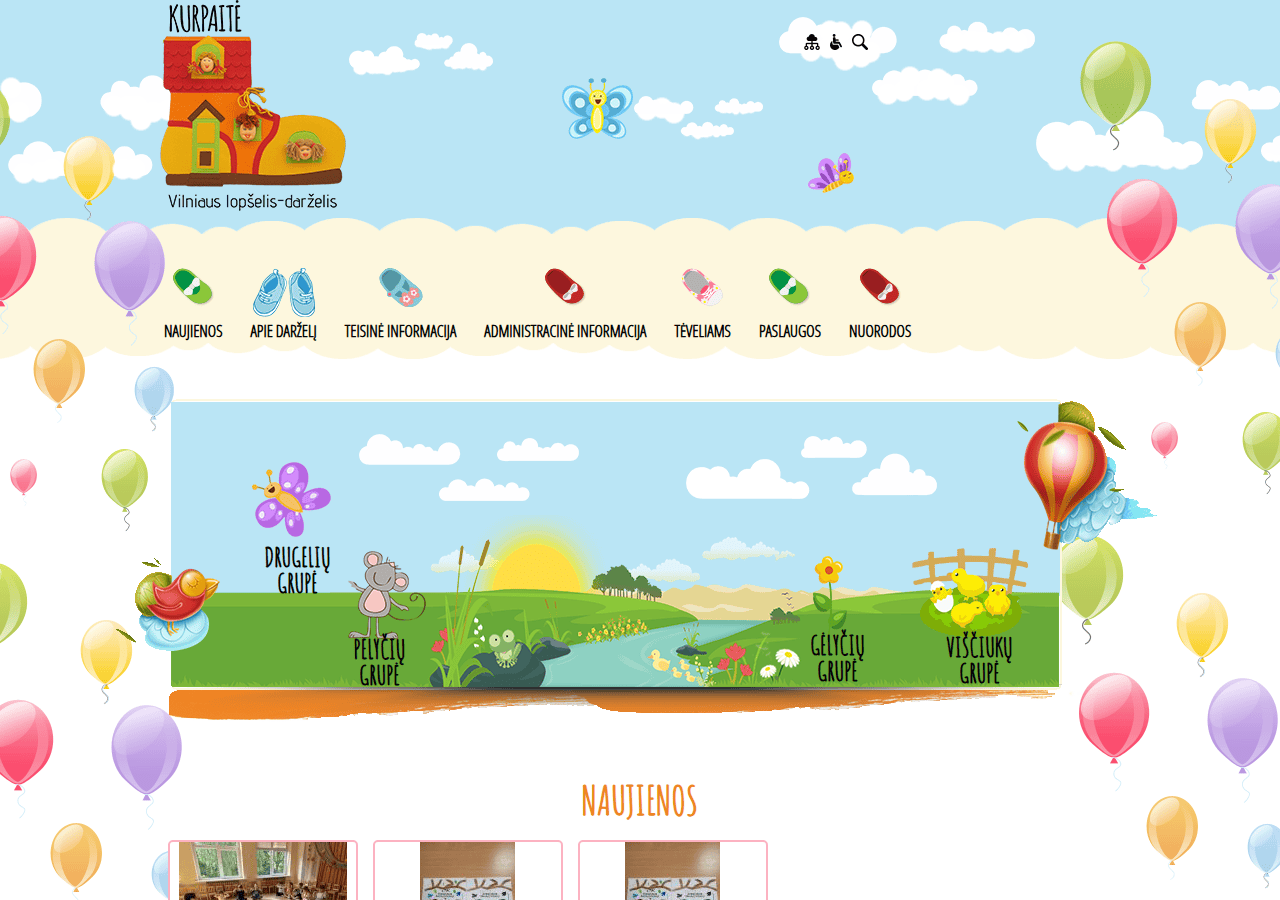 Screenshot of darzeliskurpaite.lt