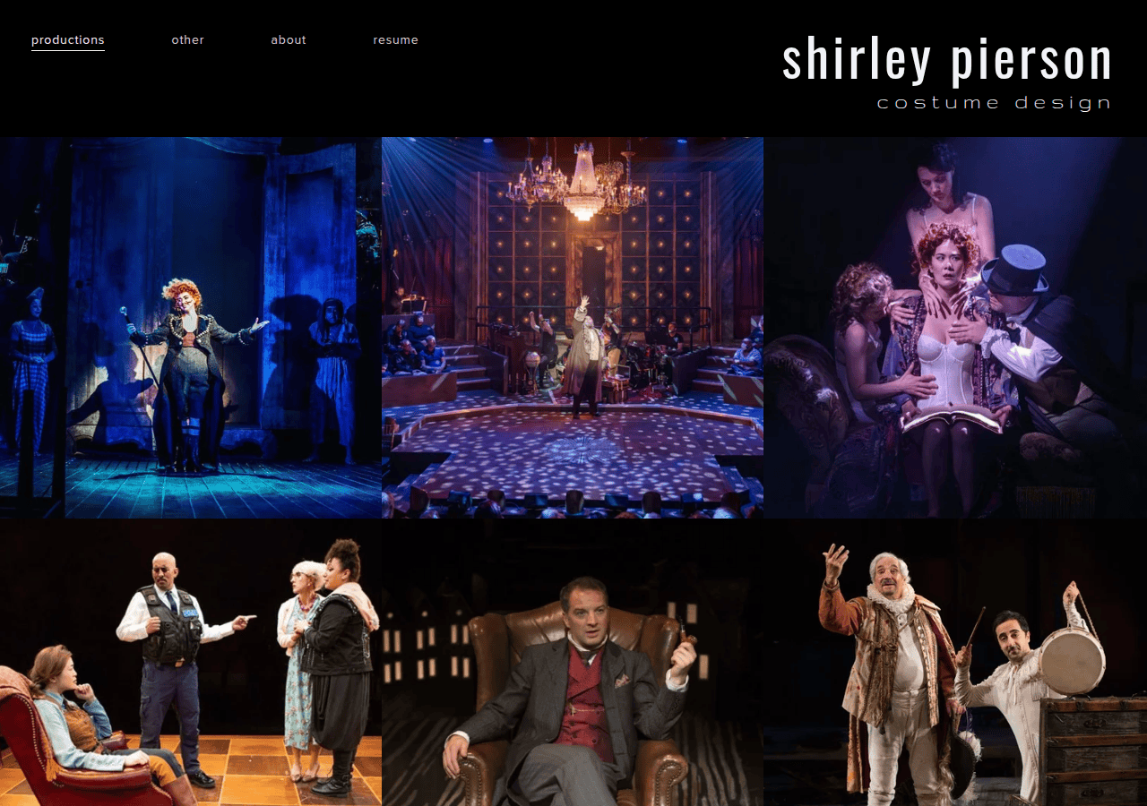 Screenshot of shirleypiersondesign.com