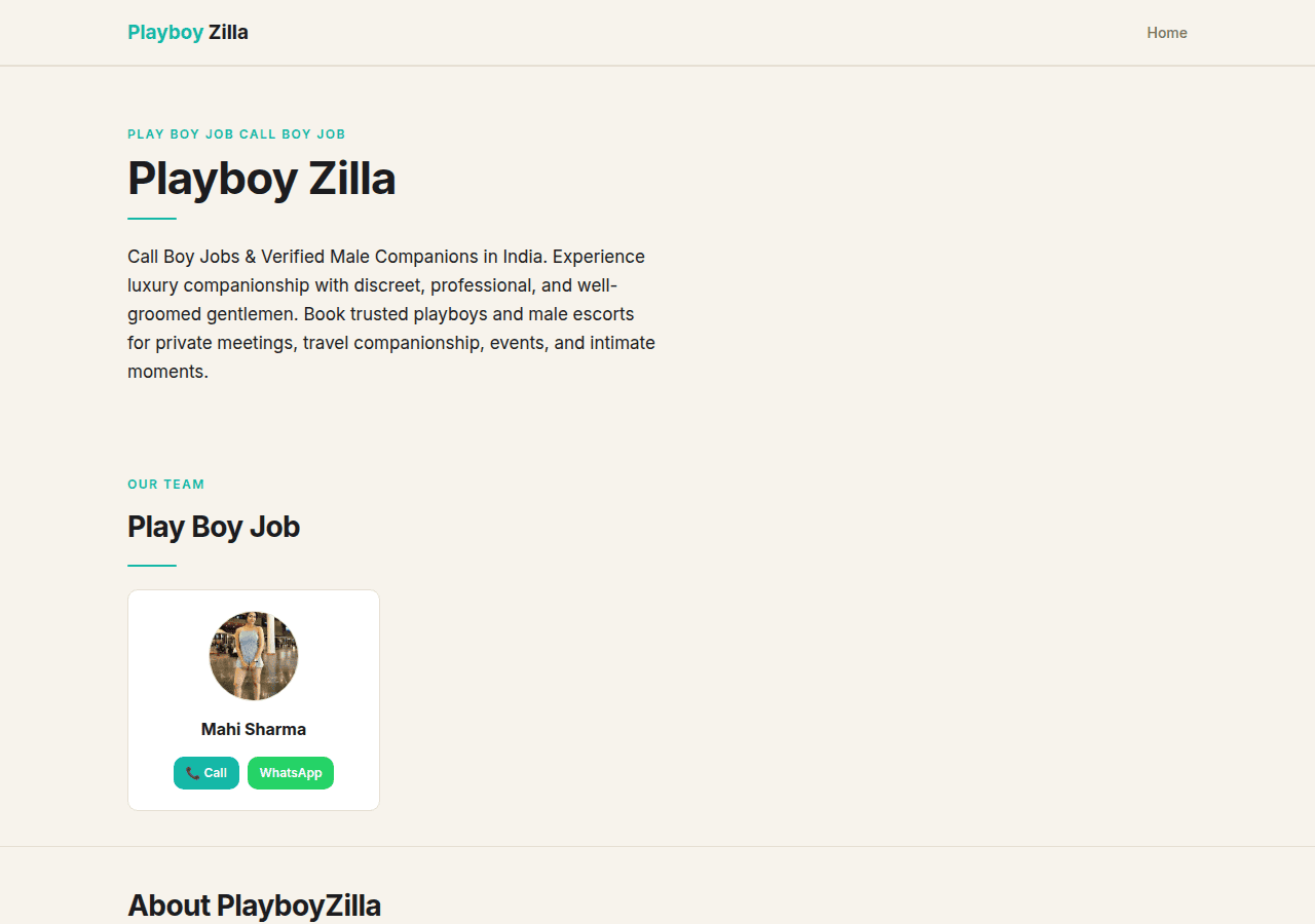 Screenshot of playboyzilla.com