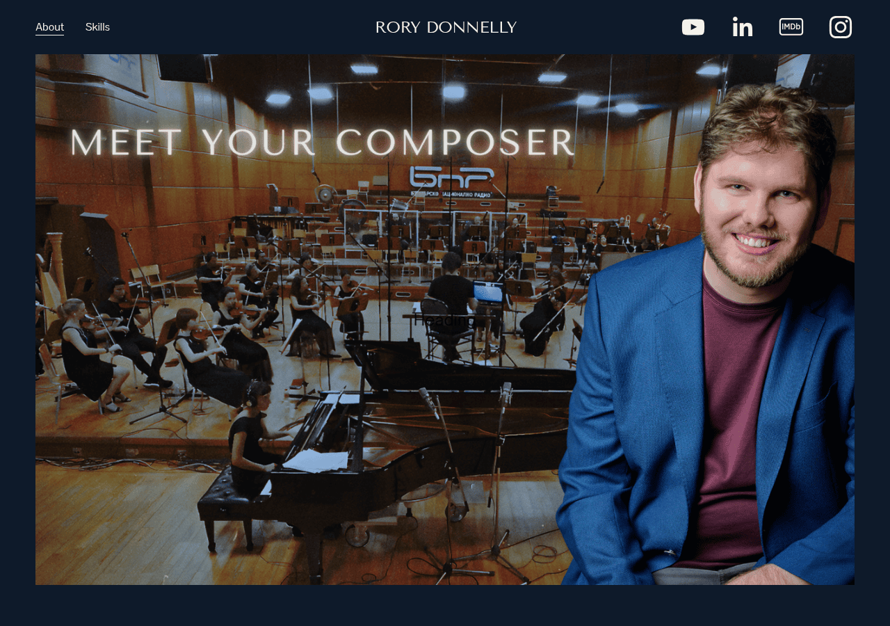 Screenshot of rdonnellycomposer.com